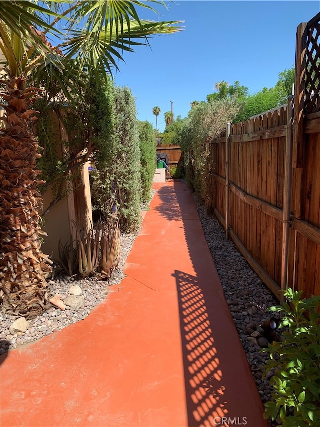 583 S Calle, Abronia, Palm Springs, CA 92264 - view of fenced backyard