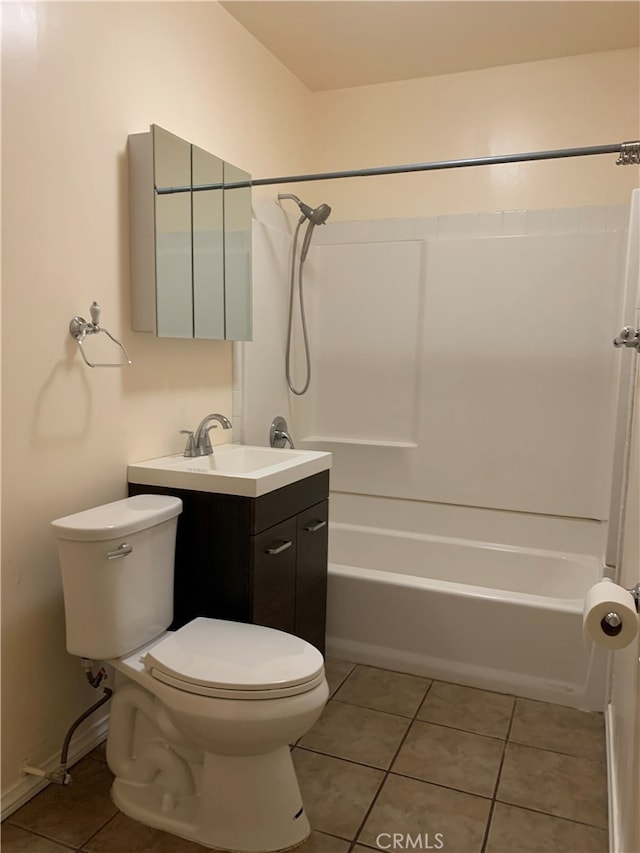 583 S Calle, Abronia, Palm Springs, CA 92264 - full bath with tile patterned flooring,  shower combination, and vanity