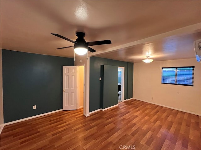 583 S Calle, Abronia, Palm Springs, CA 92264 - spare room featuring wood finished floors and ceiling fan