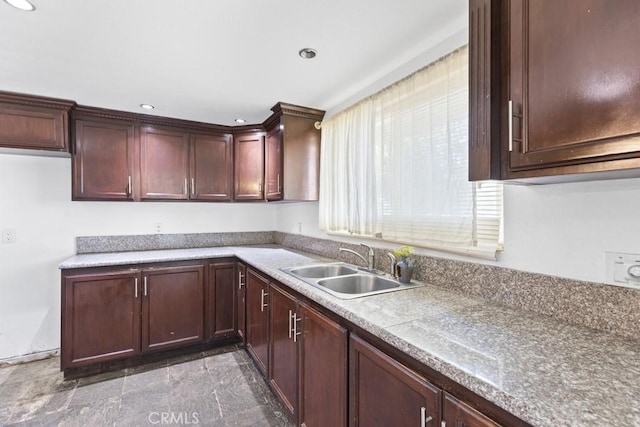 5956 Marlatt St, Jurupa Valley, CA 91752 - kitchen with recessed lighting and dark stone finish floors