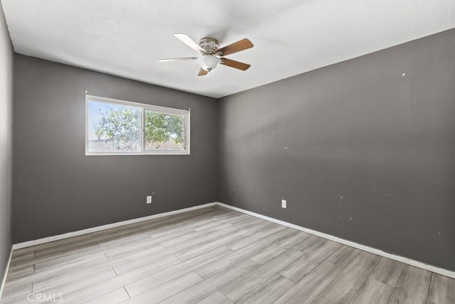 5956 Marlatt St, Jurupa Valley, CA 91752 - empty room with ceiling fan and wood finished floors