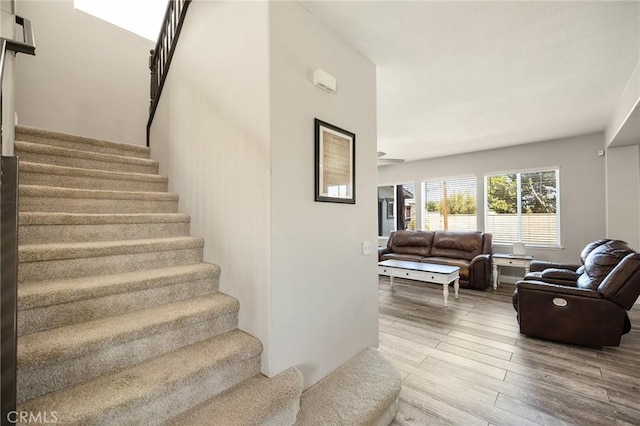 33883 Vinca Ln, Murrieta, CA 92563 - stairway with wood finished floors