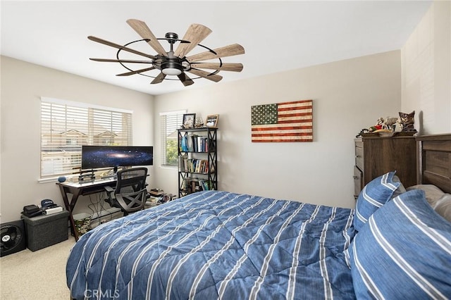 33883 Vinca Ln, Murrieta, CA 92563 - bedroom with carpet and a ceiling fan