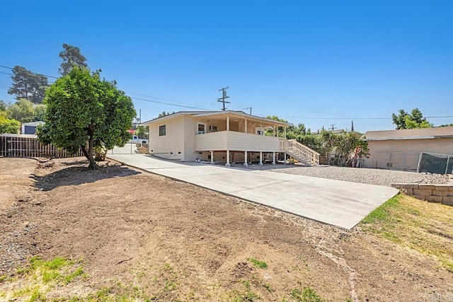 3976 N Granada Ave, Spring Valley, CA 91977 - back of property featuring stairway