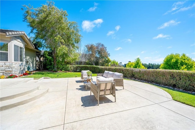 822 Noddy Ct, Arroyo Grande, CA 93420 - view of patio / terrace featuring an outdoor living space