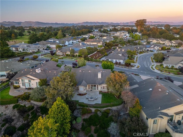 822 Noddy Ct, Arroyo Grande, CA 93420 - aerial view at dusk of a residential view and a mountain view