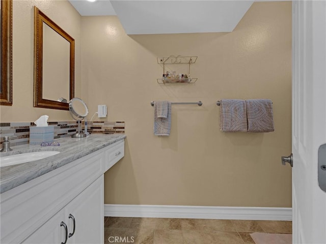 28702 Eagleton St, Agoura Hills, CA 91301 - bathroom featuring vanity and baseboards