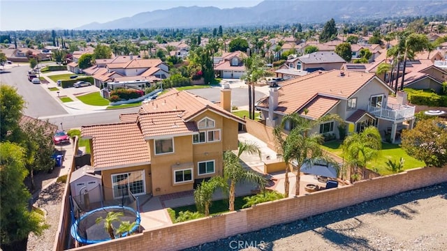 6915 Stanislaus Pl, Rancho Cucamonga, CA 91701 - aerial perspective of suburban area featuring mountains