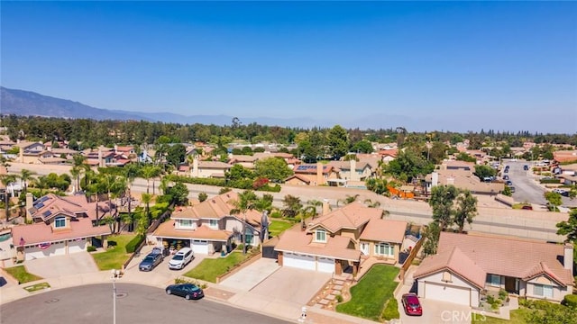 6915 Stanislaus Pl, Rancho Cucamonga, CA 91701 - aerial perspective of suburban area with a mountain backdrop