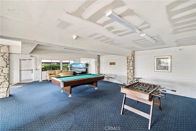 2501 S El Camino Real, San Clemente, CA 92672 - rec room featuring billiards and carpet flooring