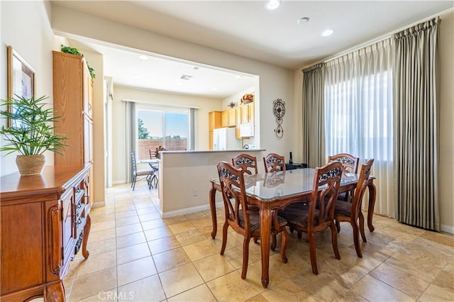 19385 Boulder St, Apple Valley, CA 92308 - dining area featuring baseboards and recessed lighting