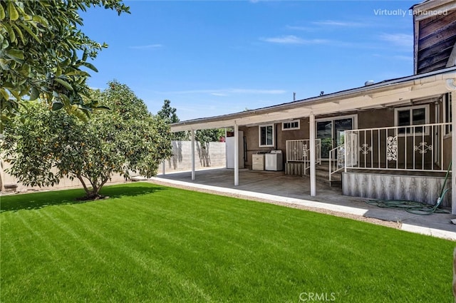 4449 Walnut St, Baldwin Park, CA 91706 - back of property with a patio area