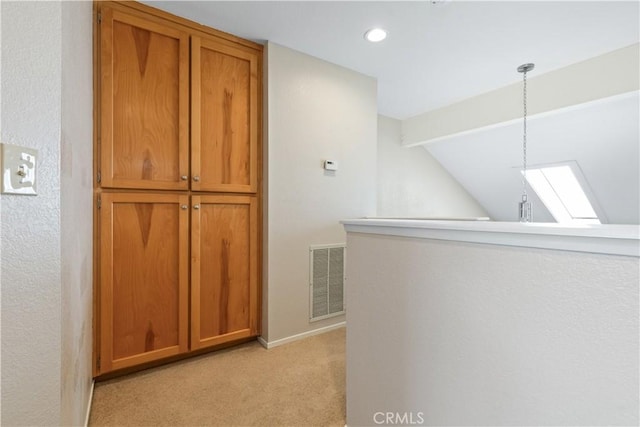 1158 Pacific Pointe Way, Arroyo Grande, CA 93420 - corridor featuring light carpet, recessed lighting, and lofted ceiling