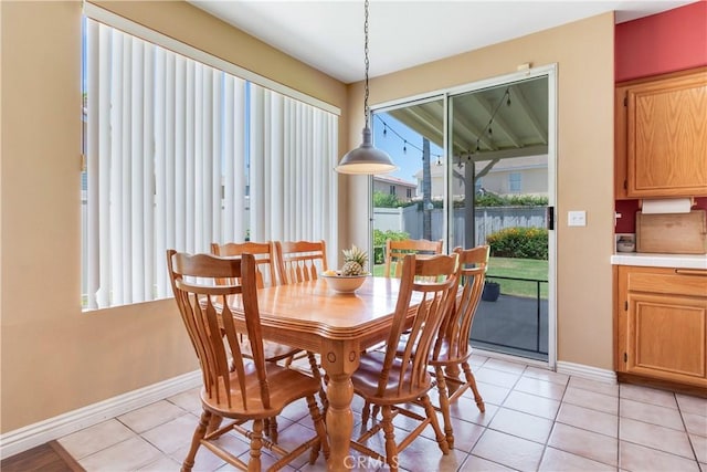20776 Freeport Dr, Riverside, CA 92508 - dining space featuring baseboards and light tile patterned floors