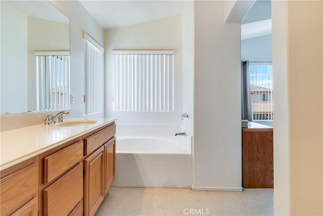 20776 Freeport Dr, Riverside, CA 92508 - full bathroom with vanity and a bath