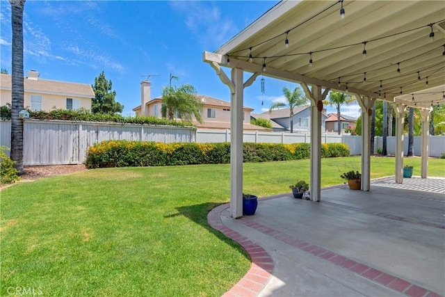 20776 Freeport Dr, Riverside, CA 92508 - fenced backyard featuring a patio area and a residential view
