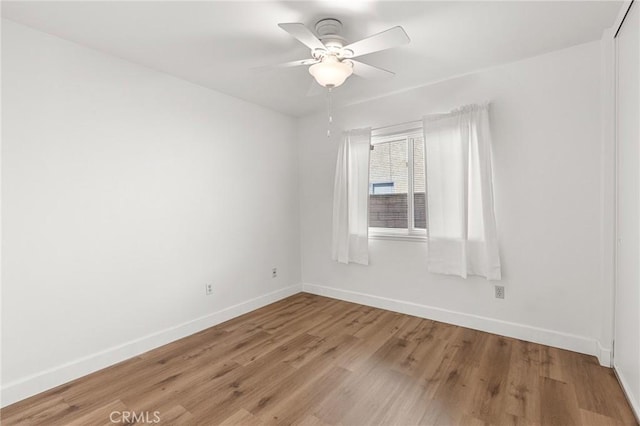 6355 Ortega St, Chino, CA 91710 - empty room with wood finished floors and ceiling fan