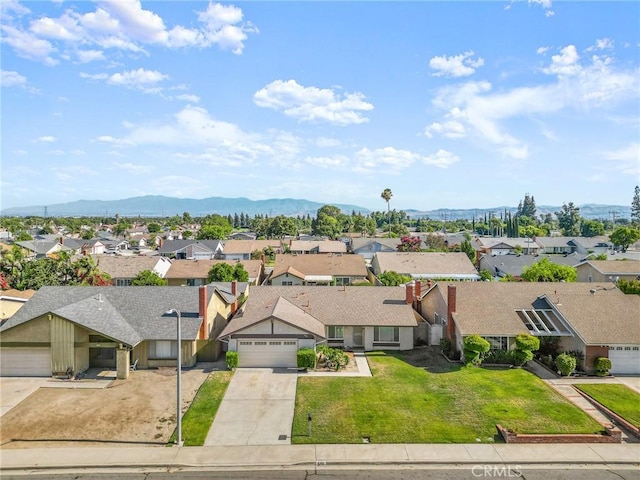 6355 Ortega St, Chino, CA 91710 - aerial view of residential area with a mountain backdrop