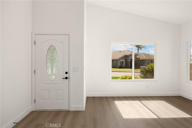 4082 N Flame Tree Ave, Rialto, CA 92377 - entrance foyer with wood finished floors