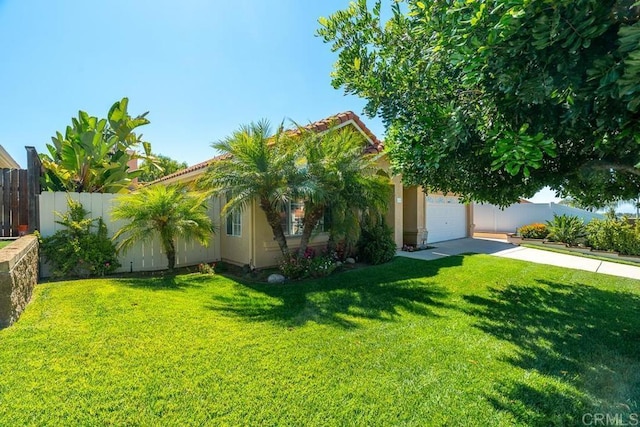 426 Debra An Dr, Fallbrook, CA 92028 - view of front of house with driveway, an attached garage, and stucco siding