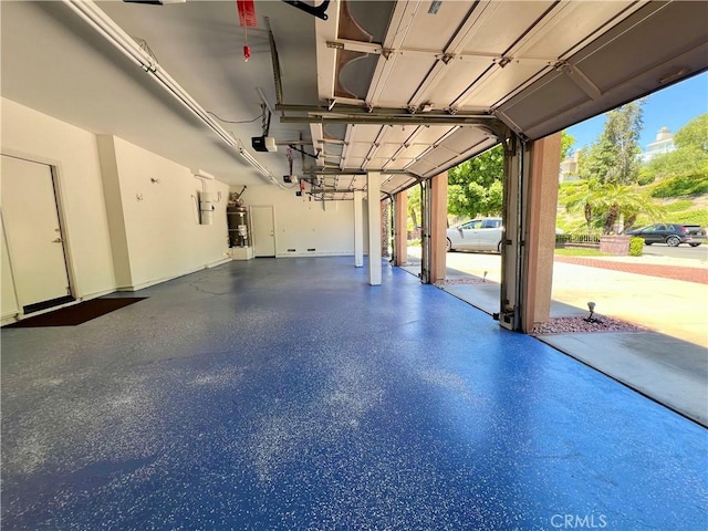 27860 Mount Shasta Way, Yorba Linda, CA 92887 - garage with gas water heater and a garage door opener