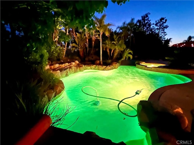 27860 Mount Shasta Way, Yorba Linda, CA 92887 - view of swimming pool with a pool with connected hot tub