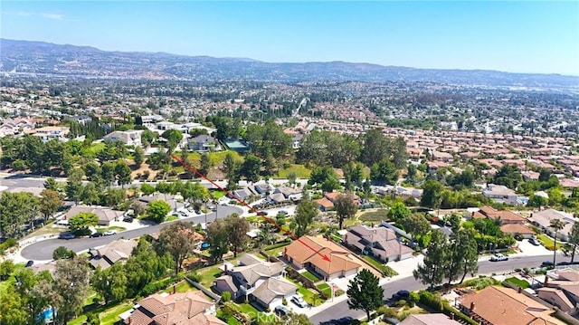 3610 Vista Glen Cir, Yorba Linda, CA 92886 - aerial perspective of suburban area with a mountain backdrop