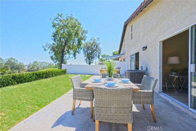 3610 Vista Glen Cir, Yorba Linda, CA 92886 - view of patio featuring outdoor dining space