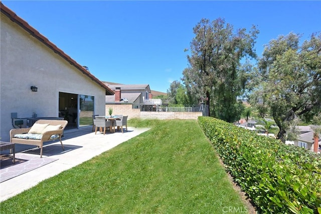 3610 Vista Glen Cir, Yorba Linda, CA 92886 - view of yard featuring a patio