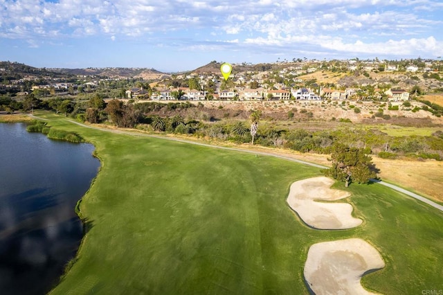 6767 Malachite Pl, Carlsbad, CA 92009 - view of home's community with view of golf course, a residential view, and a water and mountain view