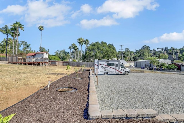 929 Chumash Trl, Vista, CA 92084 - view of yard featuring a deck