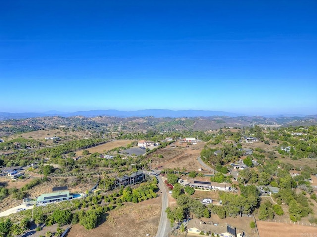 929 Chumash Trl, Vista, CA 92084 - aerial overview of property's location with a mountain backdrop