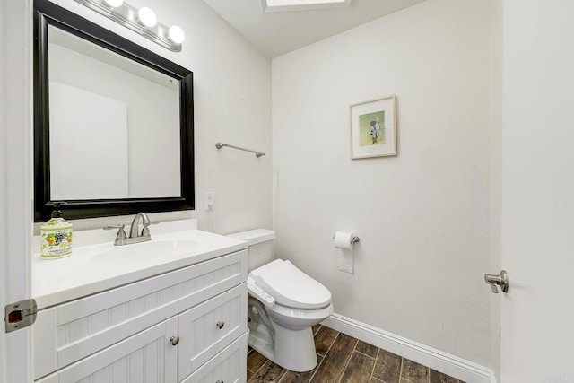 929 Chumash Trl, Vista, CA 92084 - bathroom with wood finished floors and vanity