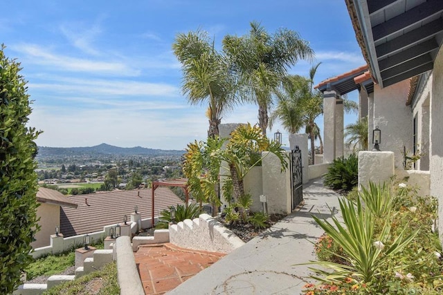 2044 Eula Ln, El Cajon, CA 92019 - view of yard featuring a mountain view