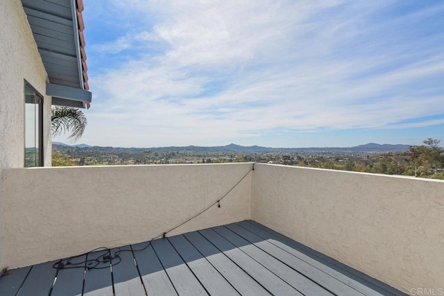 2044 Eula Ln, El Cajon, CA 92019 - deck with a mountain view