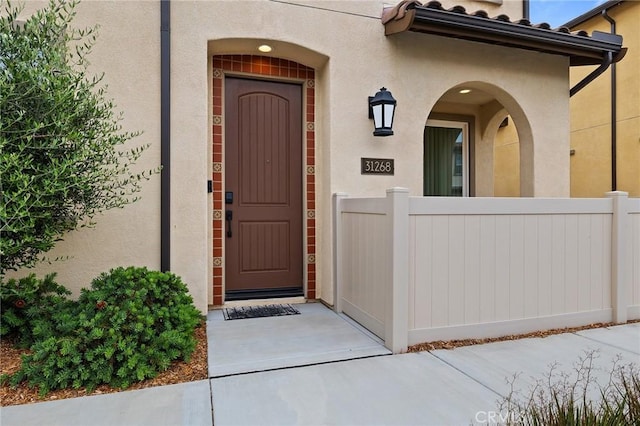 31268 Via Nubes, Temecula, CA 92592 - view of exterior entry featuring stucco siding