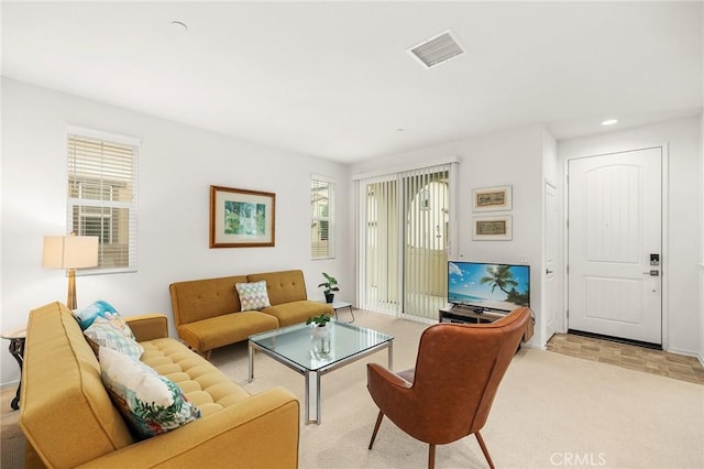 31268 Via Nubes, Temecula, CA 92592 - living area featuring recessed lighting and light colored carpet