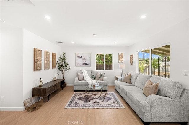 8252 Graves Ave, Rosemead, CA 91770 - living area with wood finished floors and recessed lighting