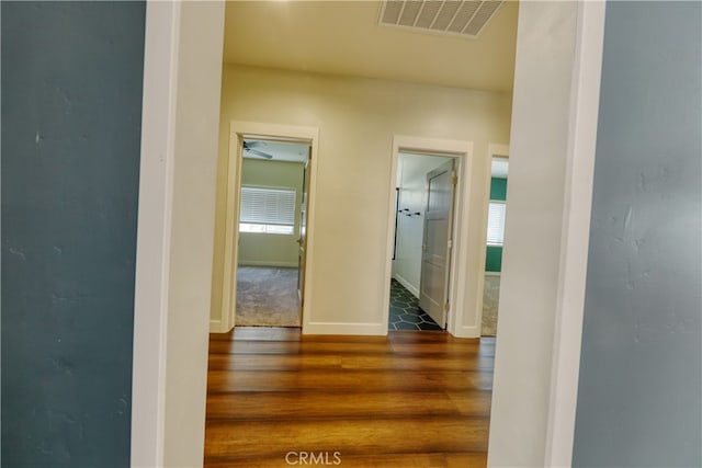 25904 Bear Valley Rd, Tehachapi, CA 93561 - hallway featuring wood finished floors and baseboards