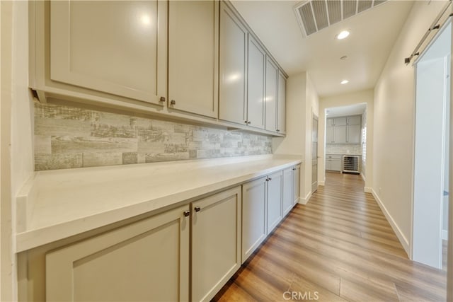 25904 Bear Valley Rd, Tehachapi, CA 93561 - corridor featuring recessed lighting and light wood finished floors