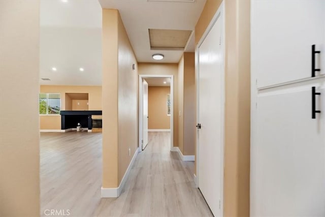 66101 14th St, Desert Hot Springs, CA 92240 - hall with light wood-style flooring