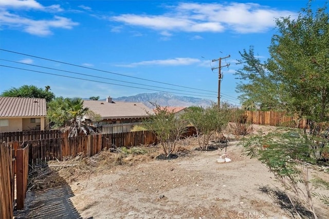 66101 14th St, Desert Hot Springs, CA 92240 - view of yard with a mountain view
