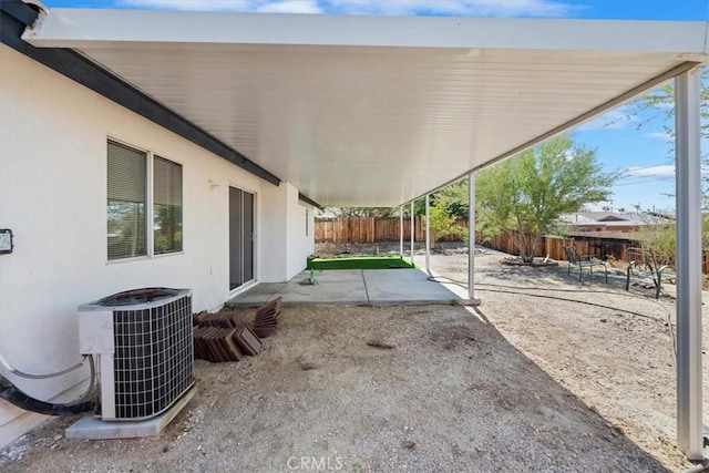 66101 14th St, Desert Hot Springs, CA 92240 - fenced backyard featuring a patio