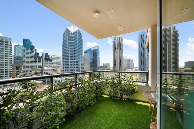 1199 Pacific Unit 1303, San Diego, CA 92101 - balcony featuring a skyline view