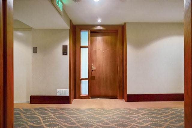 1199 Pacific Unit 1303, San Diego, CA 92101 - carpeted foyer featuring recessed lighting