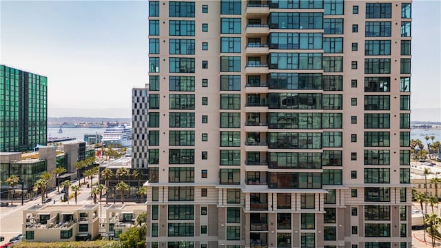 1199 Pacific Unit 1303, San Diego, CA 92101 - view of building exterior with a view of city and a water view
