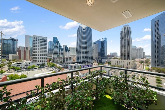 1199 Pacific Unit 1303, San Diego, CA 92101 - balcony with a view of skyline