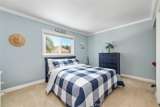 968 Saddlehorn Pl, Newbury Park, CA 91320 - bedroom featuring light carpet and ornamental molding