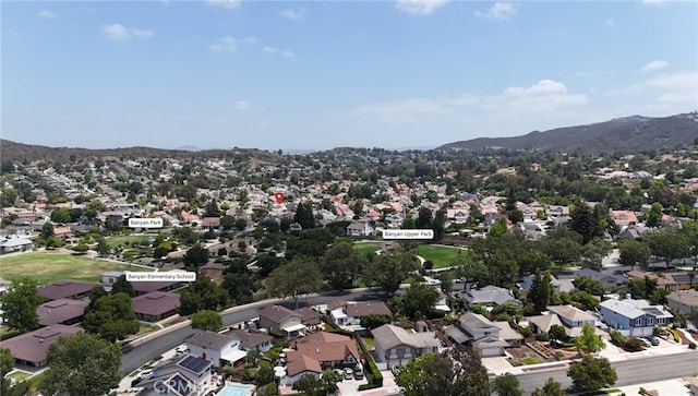 968 Saddlehorn Pl, Newbury Park, CA 91320 - aerial perspective of suburban area with a mountain backdrop