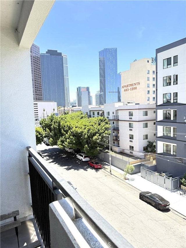 1234 Wilshire Blvd Unit 330, Los Angeles, CA 90017 - balcony featuring a city view